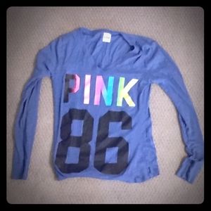 Long sleeve Pink PJ top